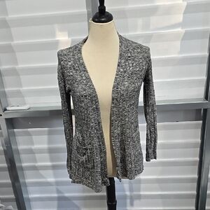 Art Class Gray‎ Open-Front Cardigan Sweater Size Medium
